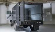 Armored Hino 338 Cash In Transit Vehicle Rear Angle Nigeria