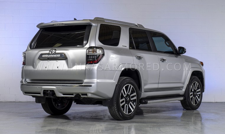 Armored Toyota 4Runner Rear View Nigeria